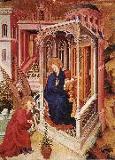 BROEDERLAM, Melchior The Annunciation qow oil on canvas